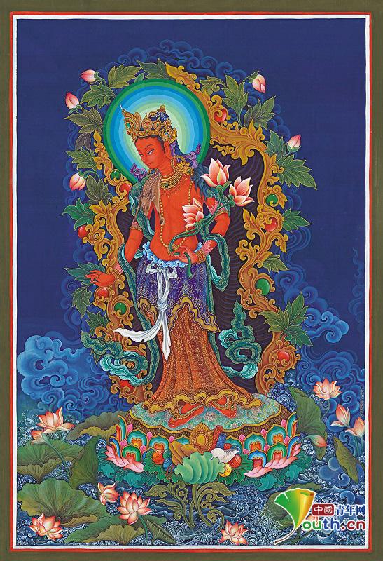 Nepalese Thangka art exhibition held in Beijing