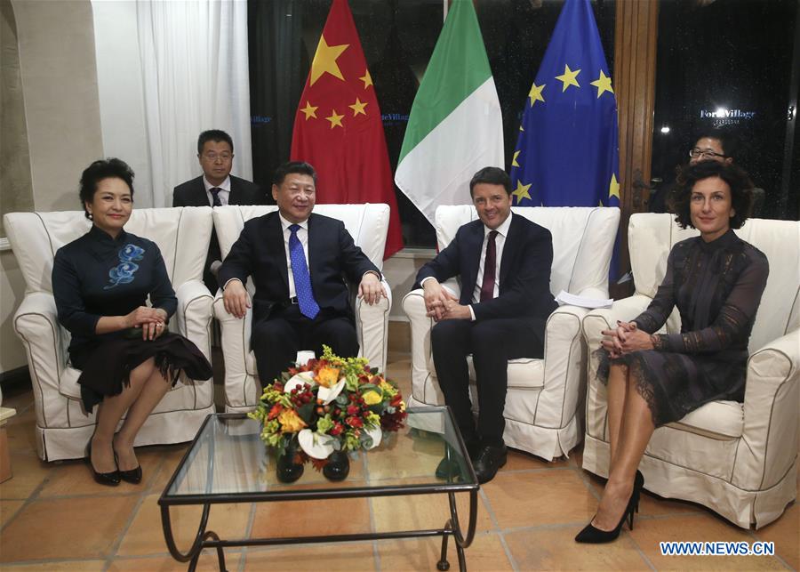 President Xi calls for aligning development strategies of China, Italy