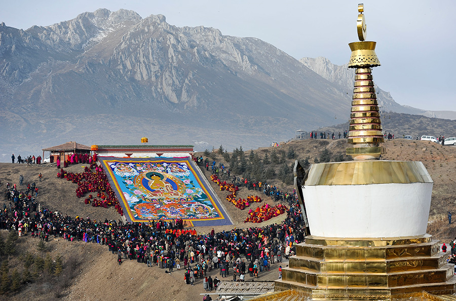 Langmu monastery: Tibetan Buddhist culture