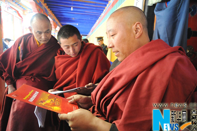 Monks get a greater sense of gain in Tibet