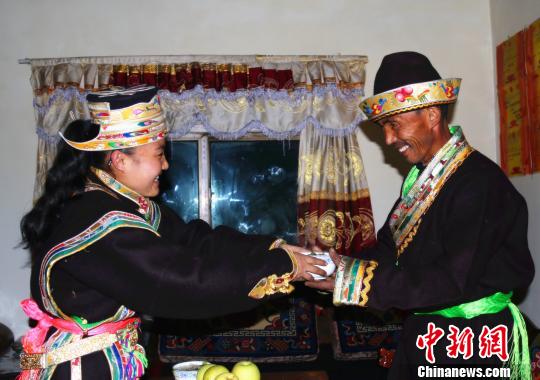 A family got rid of poverty celebrates Kongpo Losar