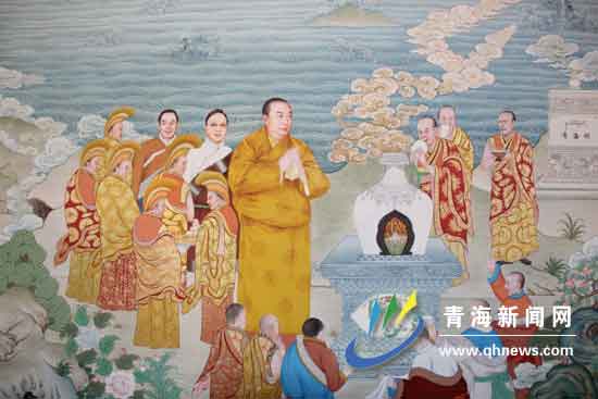 Giant Thangka exhibit on 10th Panchen Lama debuts in Xining