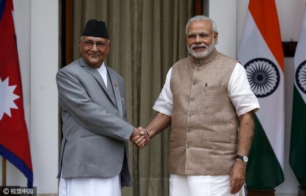 尼泊尔总理来中国签大协议 外界猜测打中印两