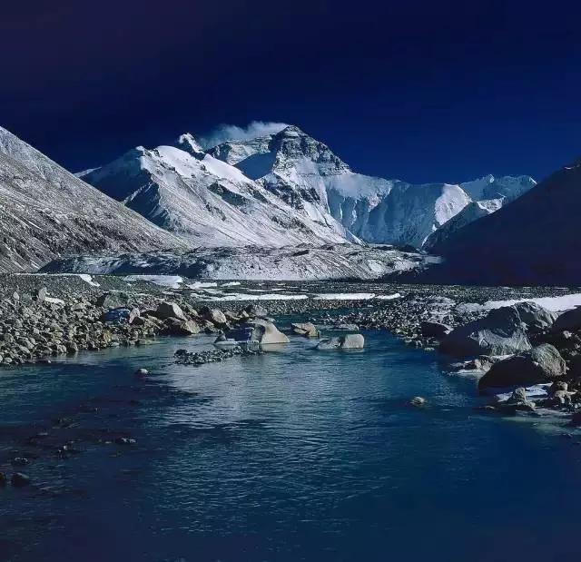 Mt. Qomolangma: the highest mountain in the world