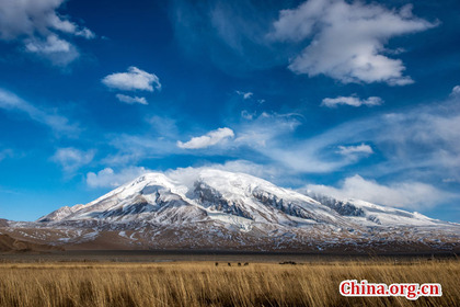 A snapshot of Mt. Muztagh Ata 