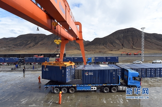 China–South Asia freight train reaches Tibet