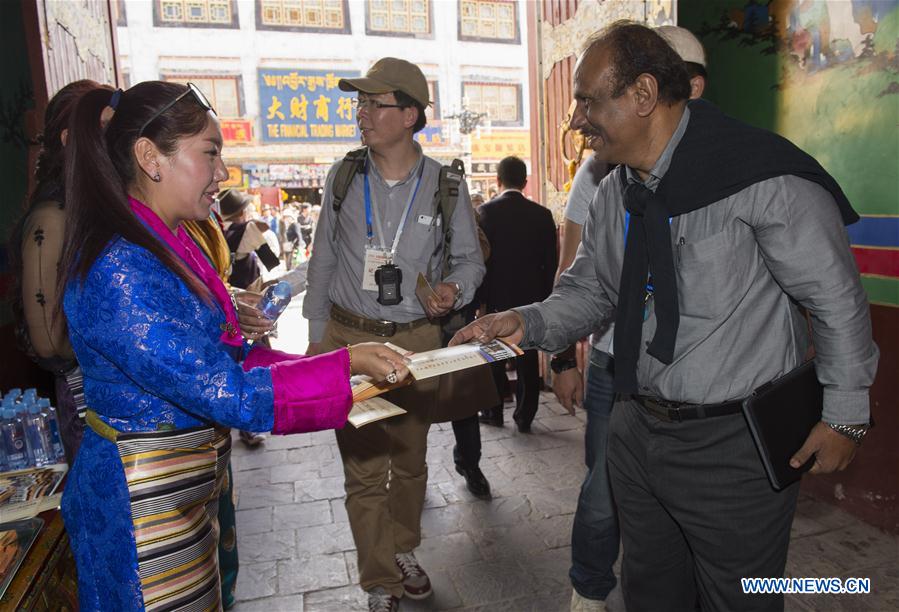 Foreign expert representatives attend development forum in China's Tibet