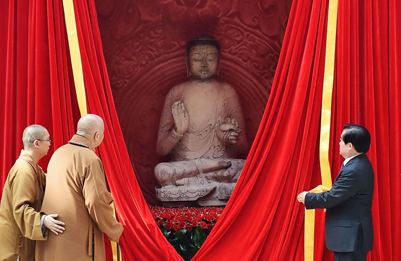 千年佛首被盗 20年后从台湾回归