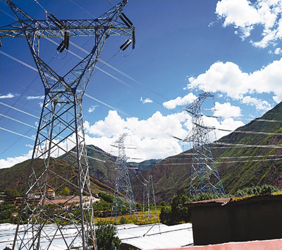 Sichuan-Tibet power network benefits Tibetan people