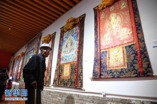  Qinghai Thangka unveiled in Mongolia