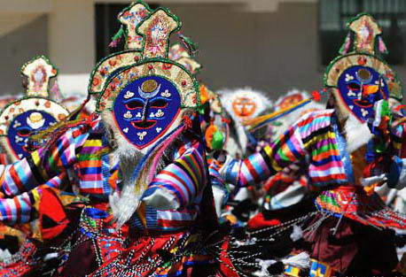 Artistic elements of masks in Tibetan Opera