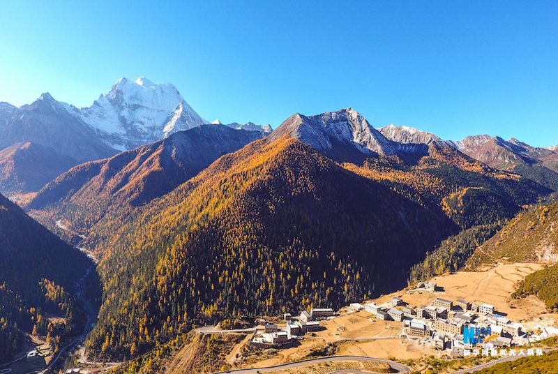 Aerial photographs of Shangri-La, Yading Daocheng