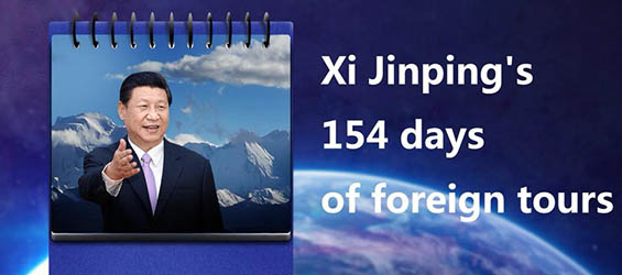 Xi Jinping's 154 days of foreign tours 