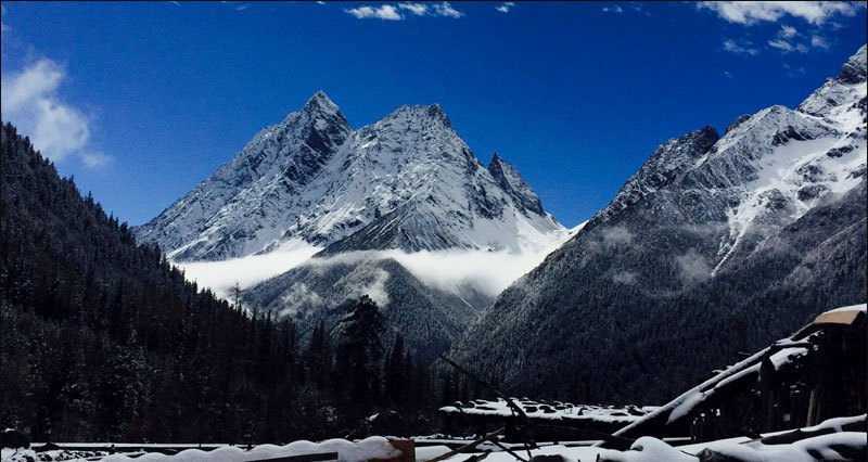 Breathtaking views of Four Girls Mountain