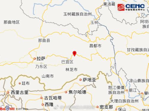 5.0-magnitude quake hits Tibet: CENC 