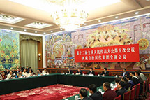 西藏代表团全体会议向媒体开放
