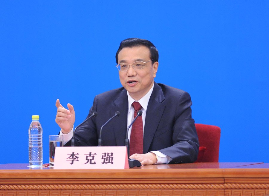 Premier Li vows clean governance, crackdown on financial corruption