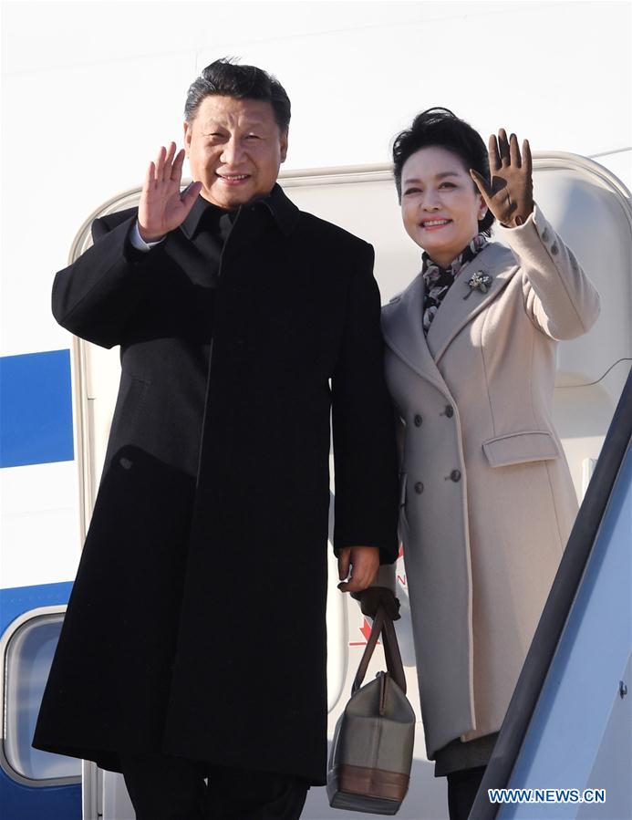 Chinese president arrives in Finland for state visit