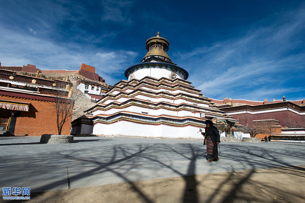 Aerial photos of Palkhor Chode Monastery