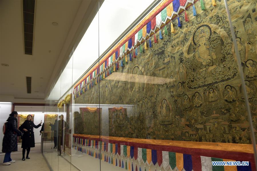 World's longest thangka painting to be completed in Spring 
