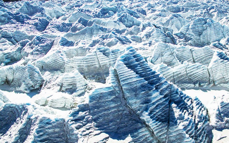 Gangbu Glacier in Tibet 