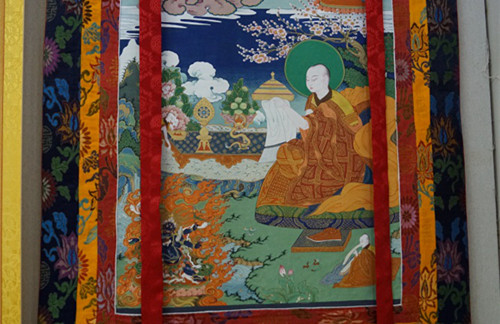 Ausstellung der Thangka der historischen Penchen Lama in Peking Ausstellung der Thangka der historischen Penchen Lama in Peking