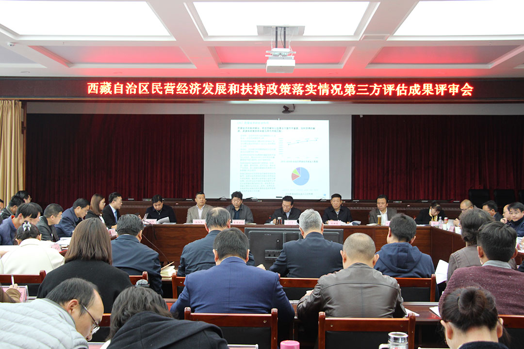自治区非公经济工作领导小组召开自治区民营经济发展和扶持政策落实情况第三方评估成果评审会