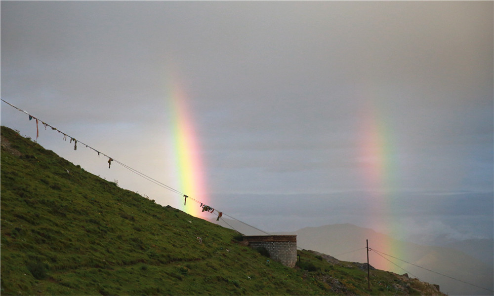 【和美新西藏】从天黑拍到天亮 遇见双彩虹