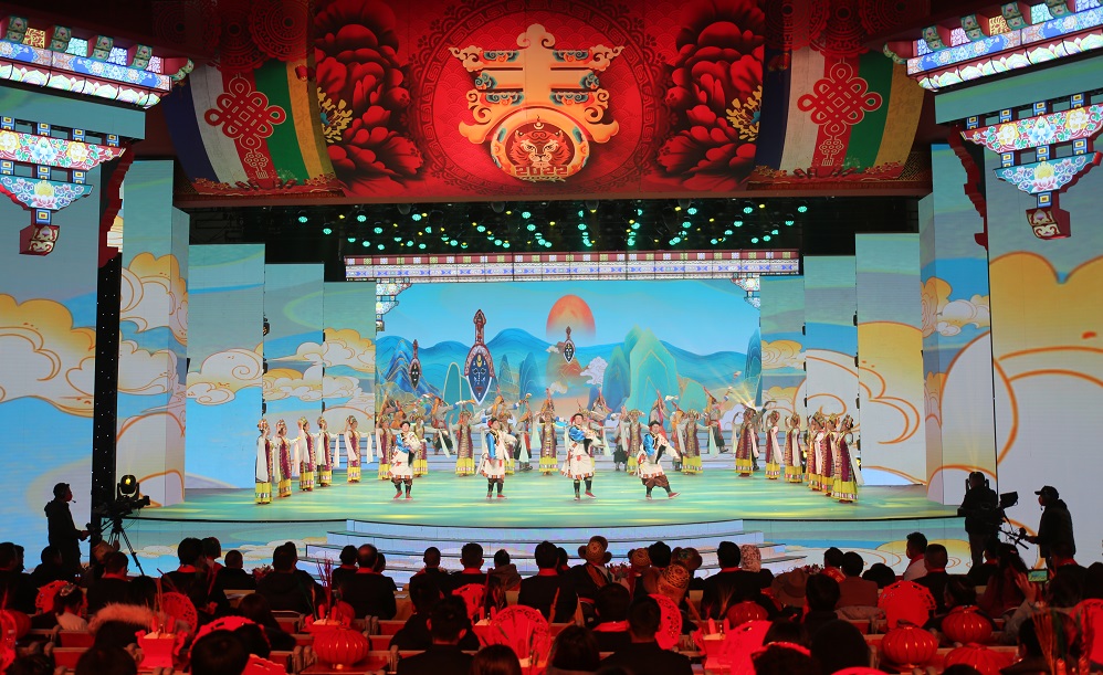 拉萨2022春节藏历新年电视联欢会录制现场