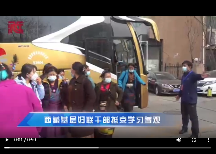 西藏基层妇联干部抵京学习参观