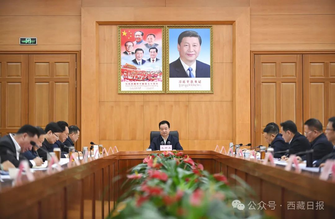 王君正主持召開自治區黨委統一戰線工作領導小組會議