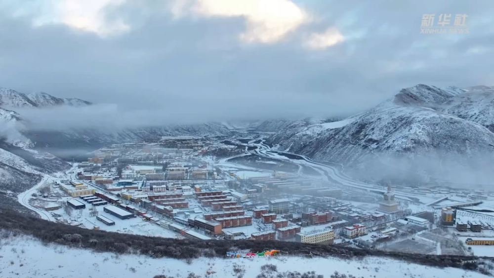 青海班玛：雪后美景如画