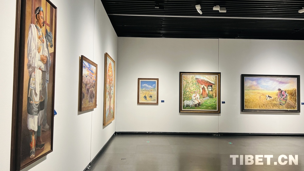 100幅油画精品在西藏美术馆“闪亮登场”