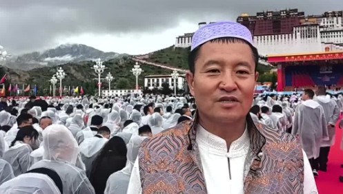 回族代表马建明：感恩党中央 感恩总书记对西藏的关怀和关切