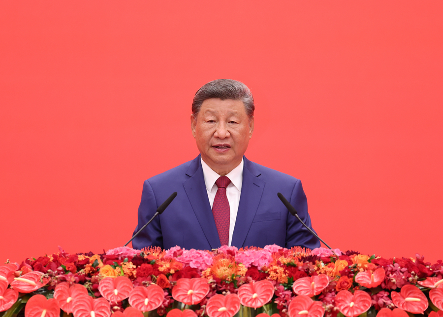 紀念中國人民抗日戰爭暨世界反法西斯戰爭勝利80周年招待會在京隆重舉行 習近平發表重要講話