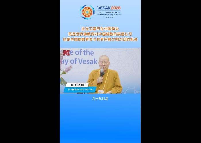 【卫塞盛会】此次卫塞节在中国举办，既是世界佛教界对中国佛教的高度认可，也是中国佛教界参与世界宗教文明对话的机会
