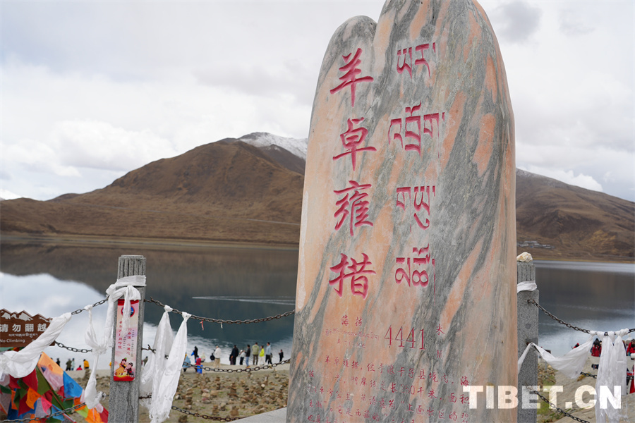 羊卓雍错迎来旅游热潮