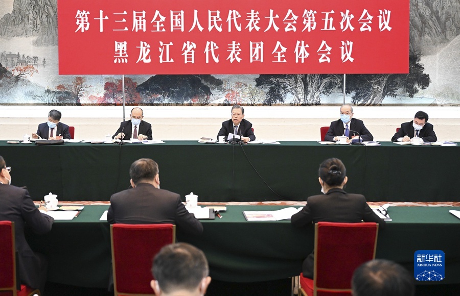 赵乐际在参加黑龙江代表团审议时强调 围绕经济社会发展重点任务落实 充分发挥监督保障作用