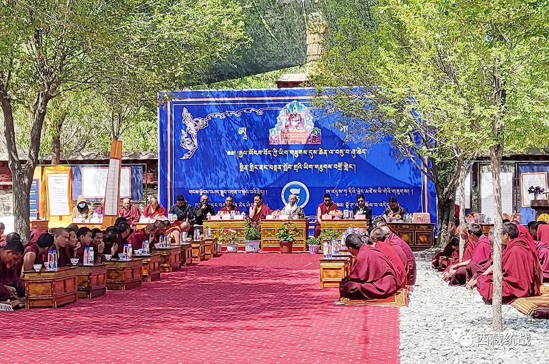 敏珠林寺開展“喜迎黨的二十大”藏文書法比賽活動