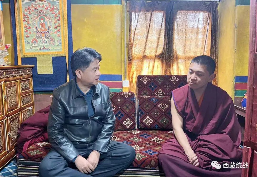 拉薩市委常委、統戰部部長格桑次旦走訪慰問藏傳佛教活佛
