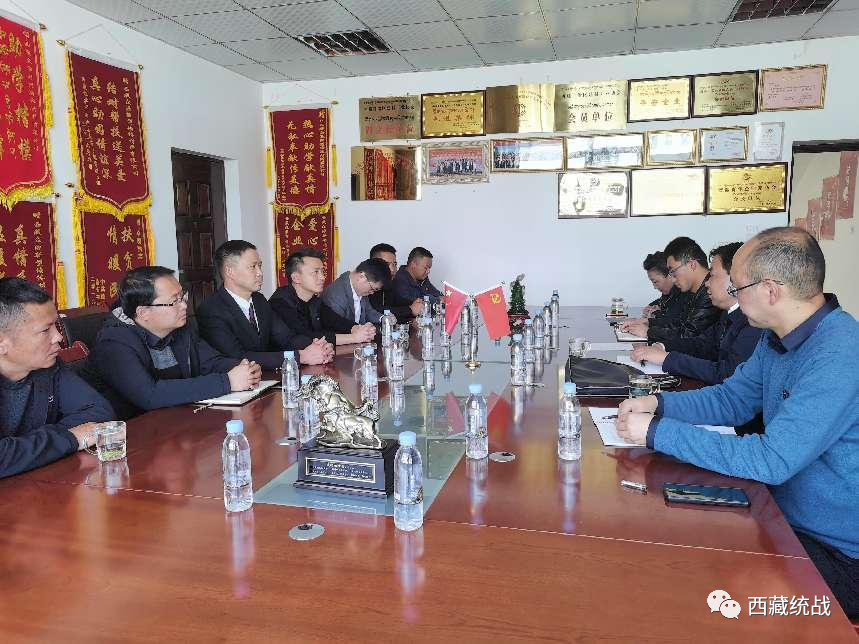 自治區非公經濟領導小組辦公室劉炳行巡視員一行調研西藏青年企業家商會