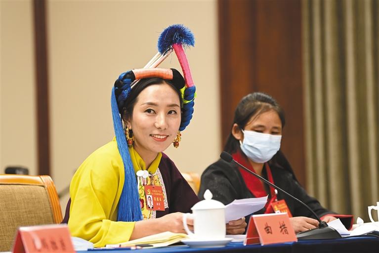 西藏代表團認真學習討論黨的二十大報告、十九屆中央紀委工作報告和黨章修正案
