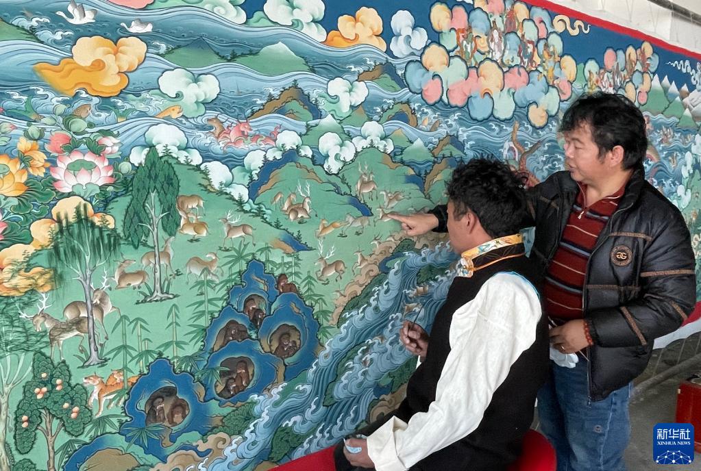 新時代新征程新偉業丨用新題材唐卡講好西藏發展故事
