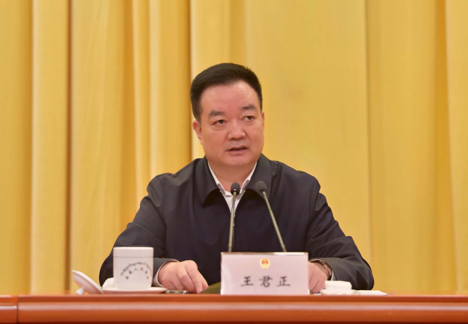 王君正出席自治区两会党员干部大会并讲话
