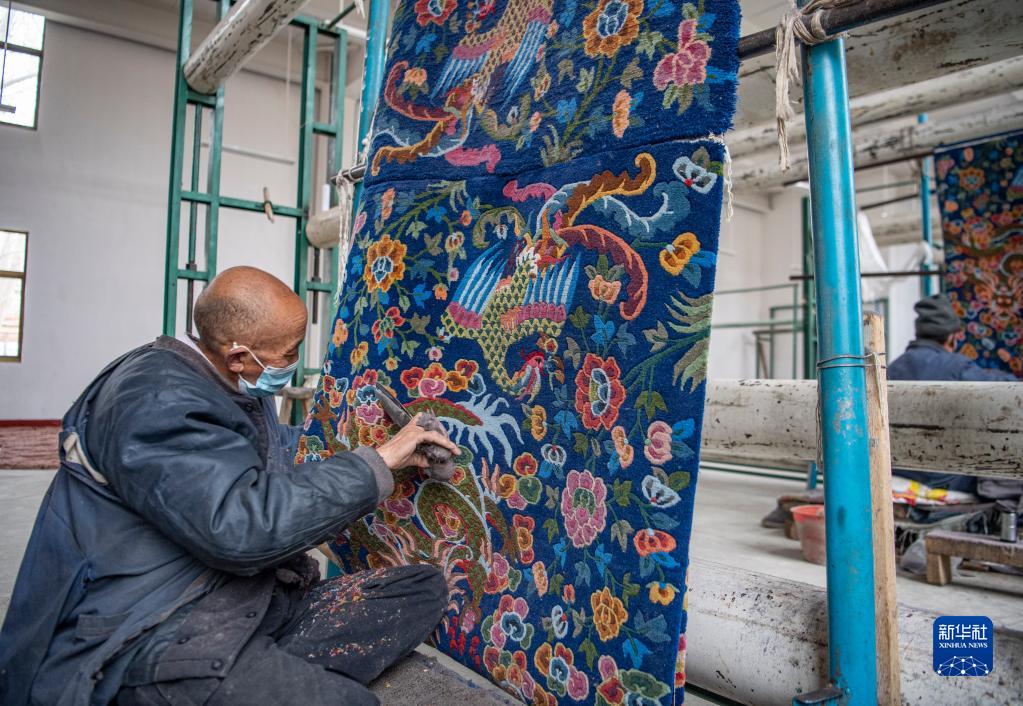 西藏日喀則：歷史悠久的卡墊織造技藝