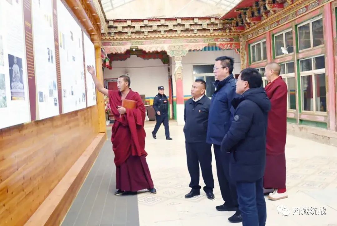 自治區(qū)副主席、昌都市委書記龔會才在洛隆縣孜托寺調(diào)研