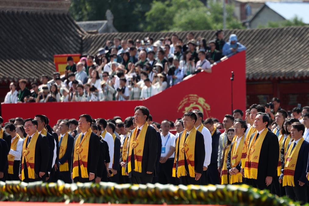 2025年公祭中華人文始祖伏羲大典在甘肅天水舉行