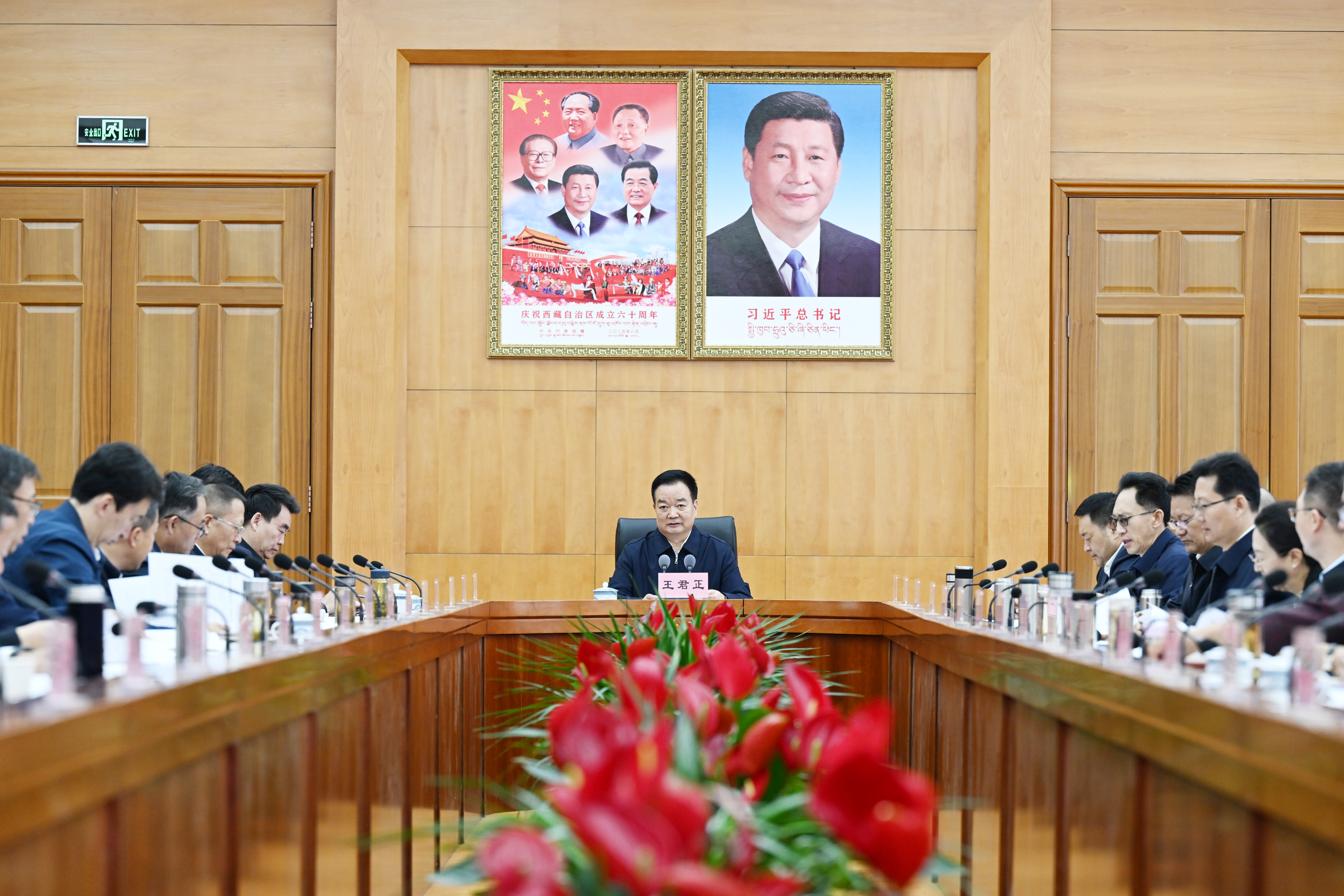 王君正主持召开自治区党委常委会会议