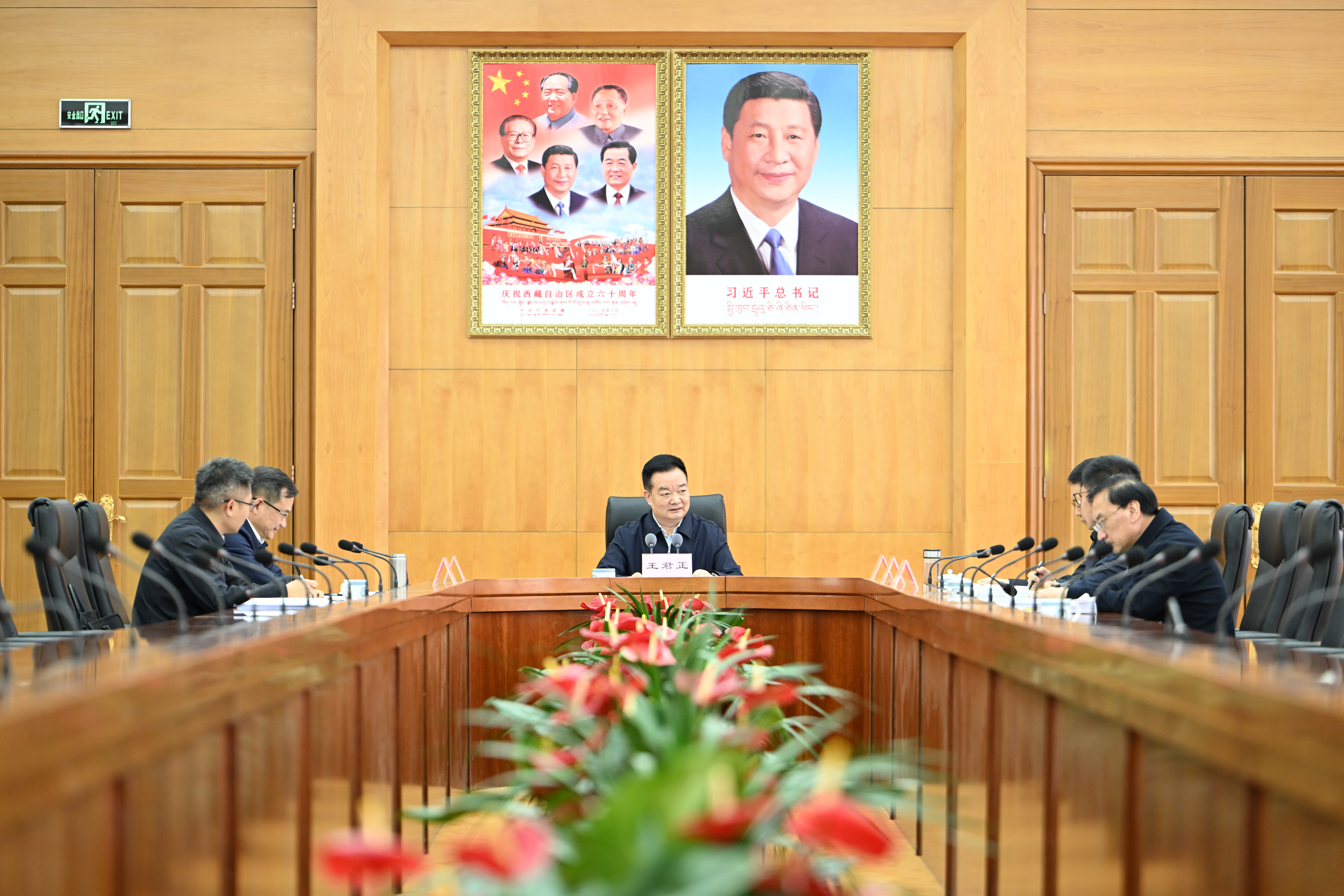王君正主持召开自治区党委机构编制委员会会议
