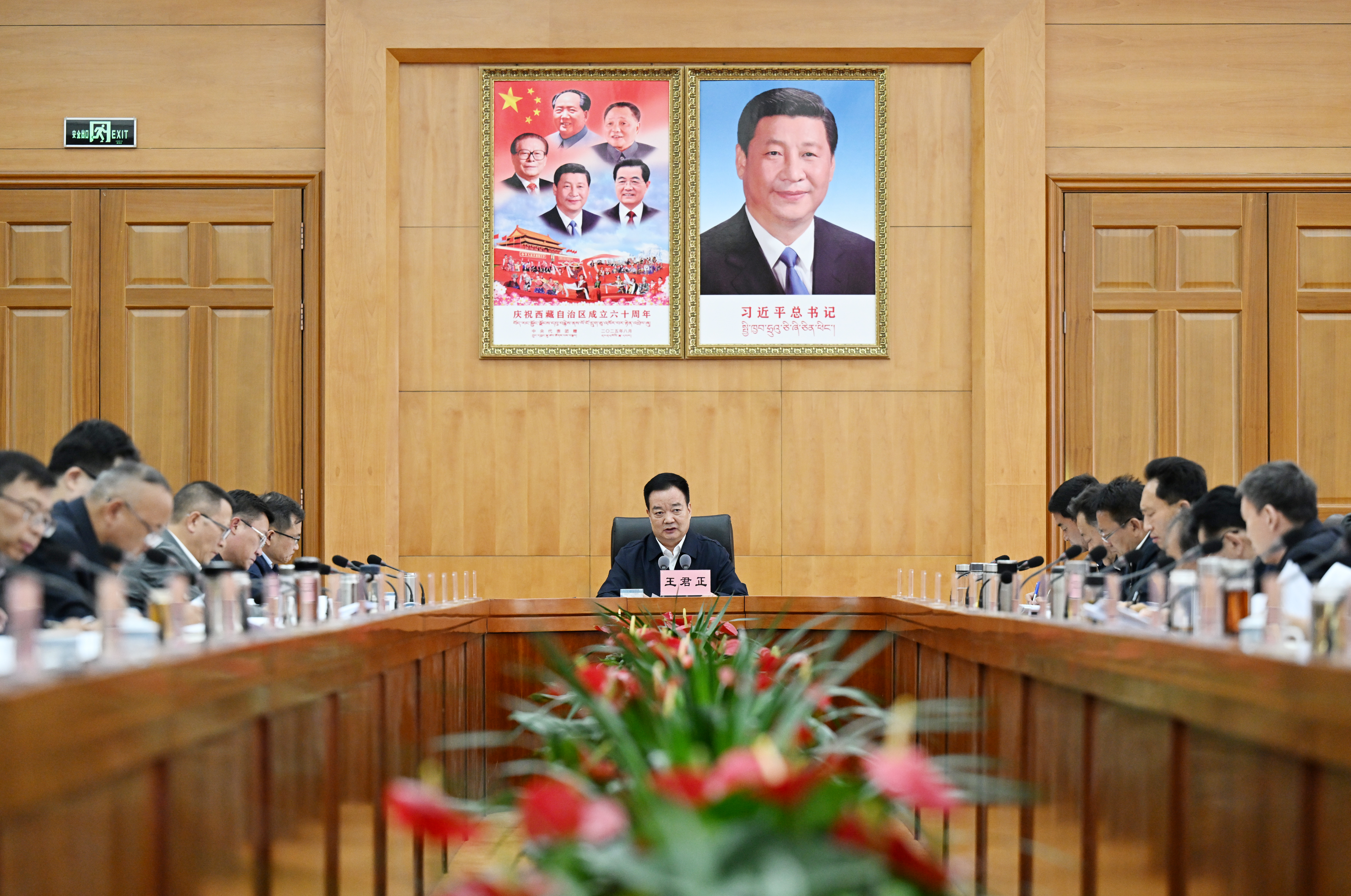王君正主持召开自治区党委常委会会议